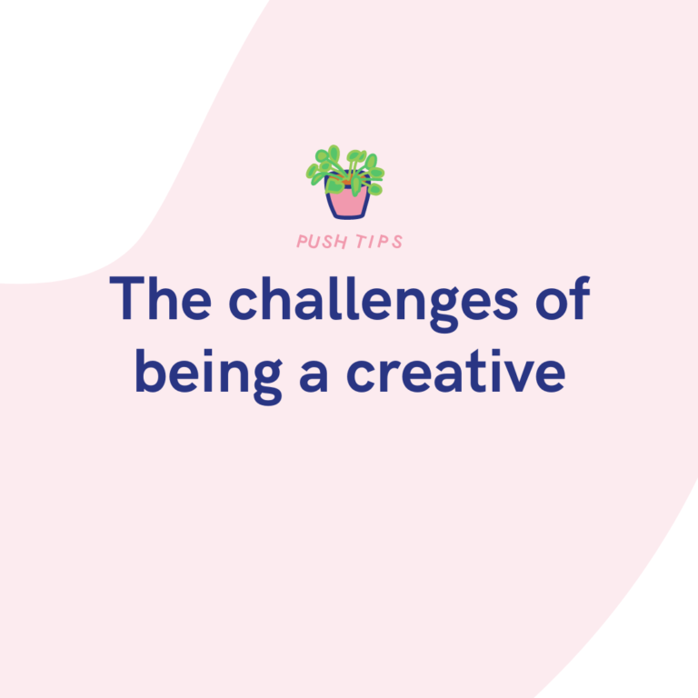 The challenges of being a creative