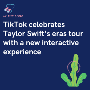 TikTok celebrates Taylor Swift's eras tour with a new interactive experience