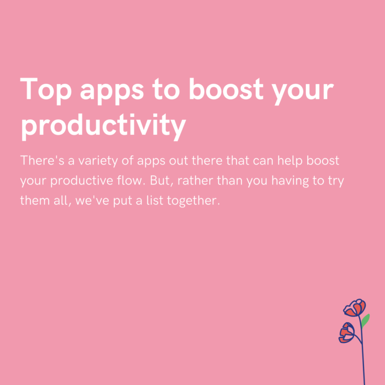 Top apps to boost your productivity