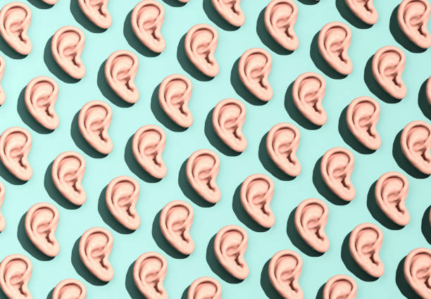 What are ear training exercises? Lots of ears on a page.