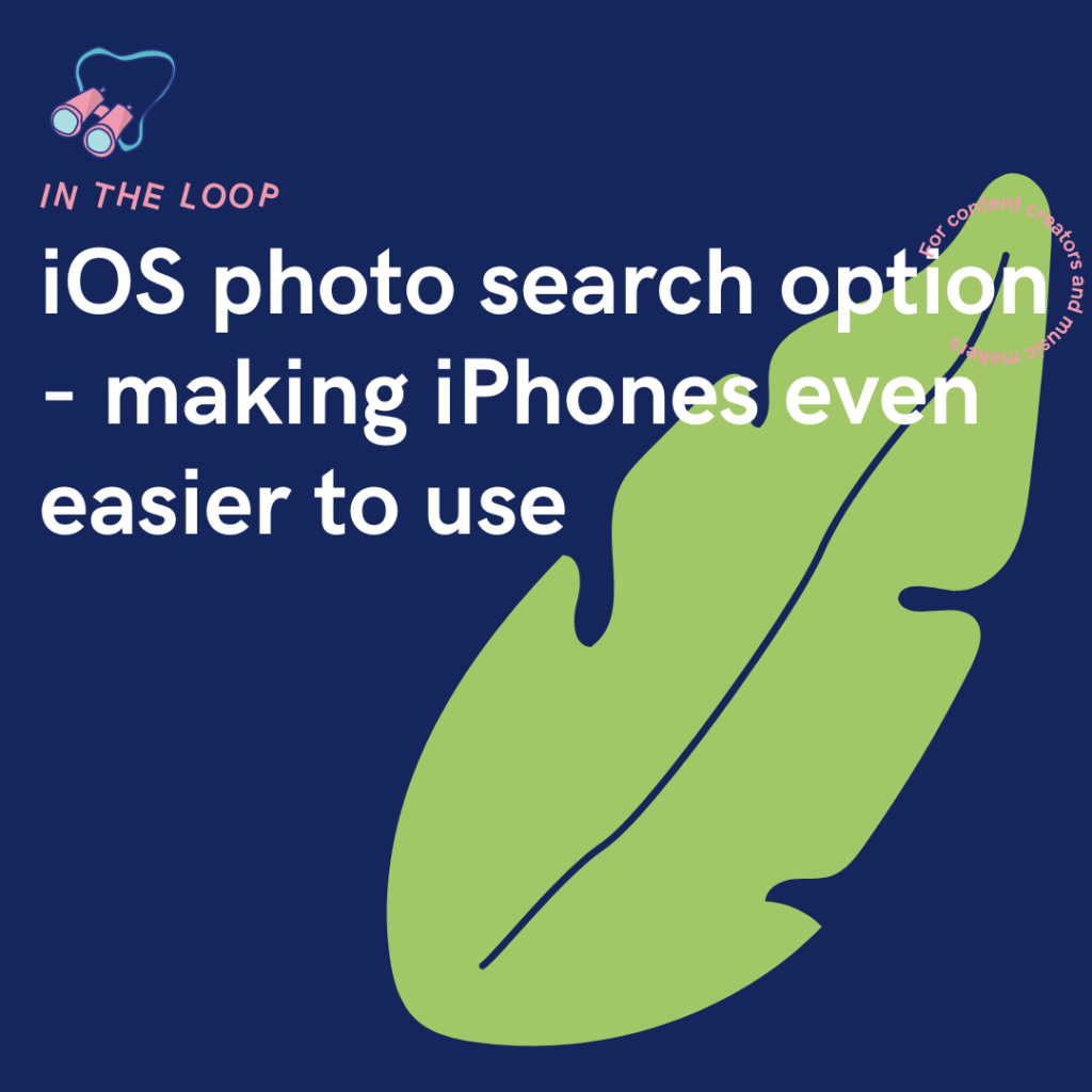 iOS photo search option - making iPhones even easier to use