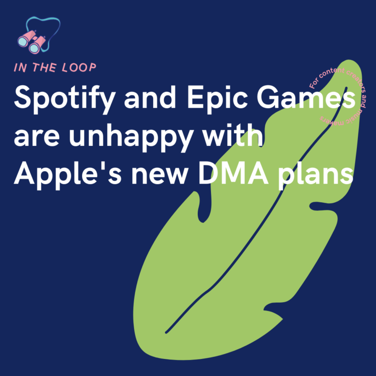 Spotify and Epic Games are unhappy with Apple's new DMA plans