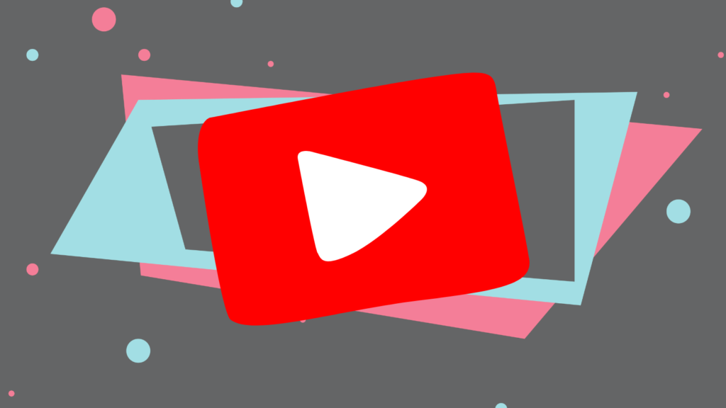 YouTube expand their Shopify partnership to rival TikTok. TikTok background with YouTube logo.