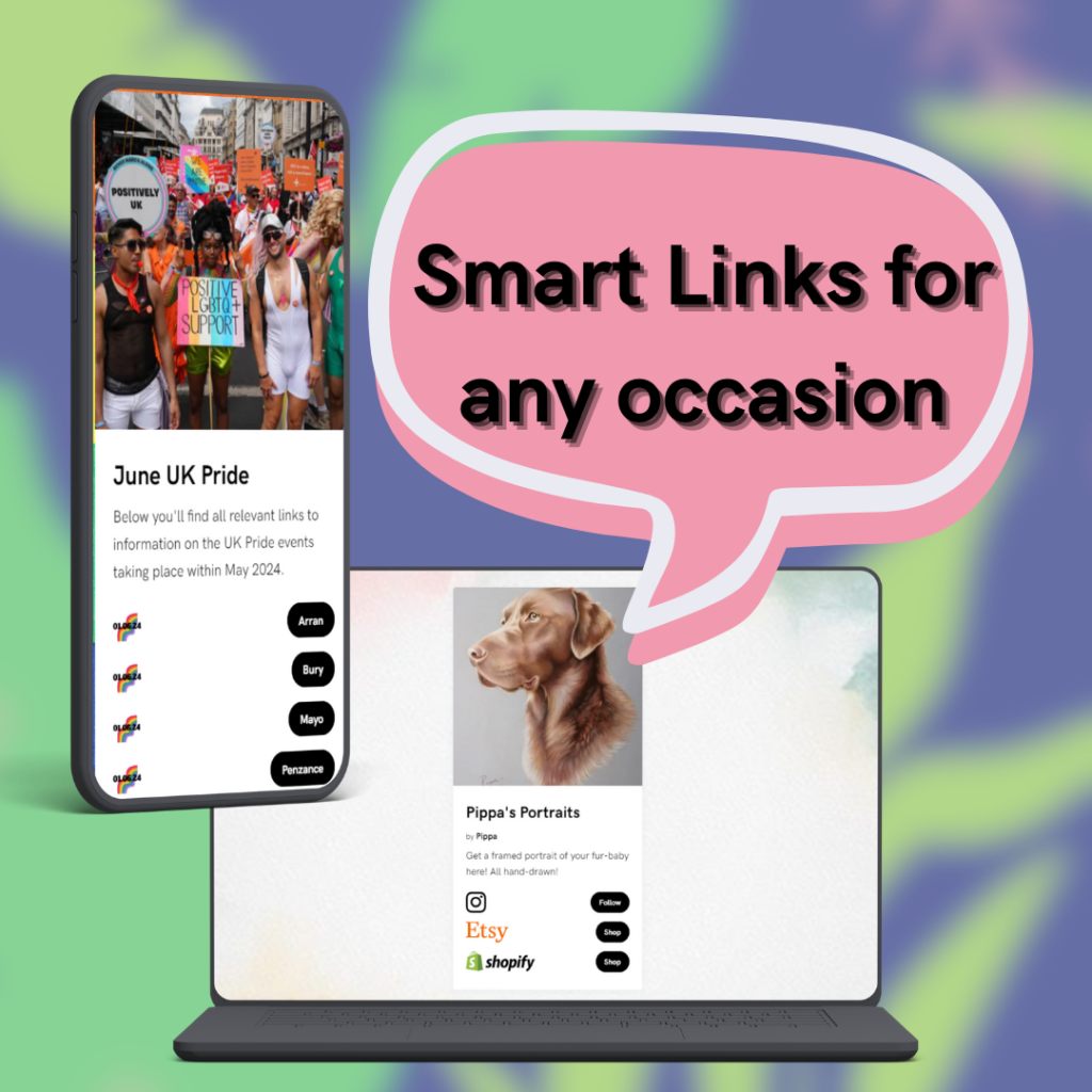 Fan engagement hacks - how to reward your audience using PUSH.fm. Photo of Smart Links.