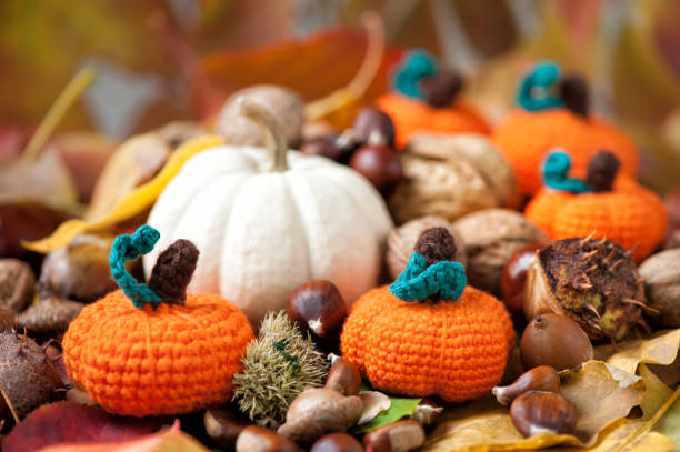 2. Seasonal DIY and craft tutorials. Little crochet pumpkins.