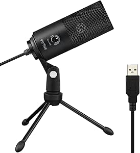 Budget microphones for content creators and podcasters. Fifine K669B.