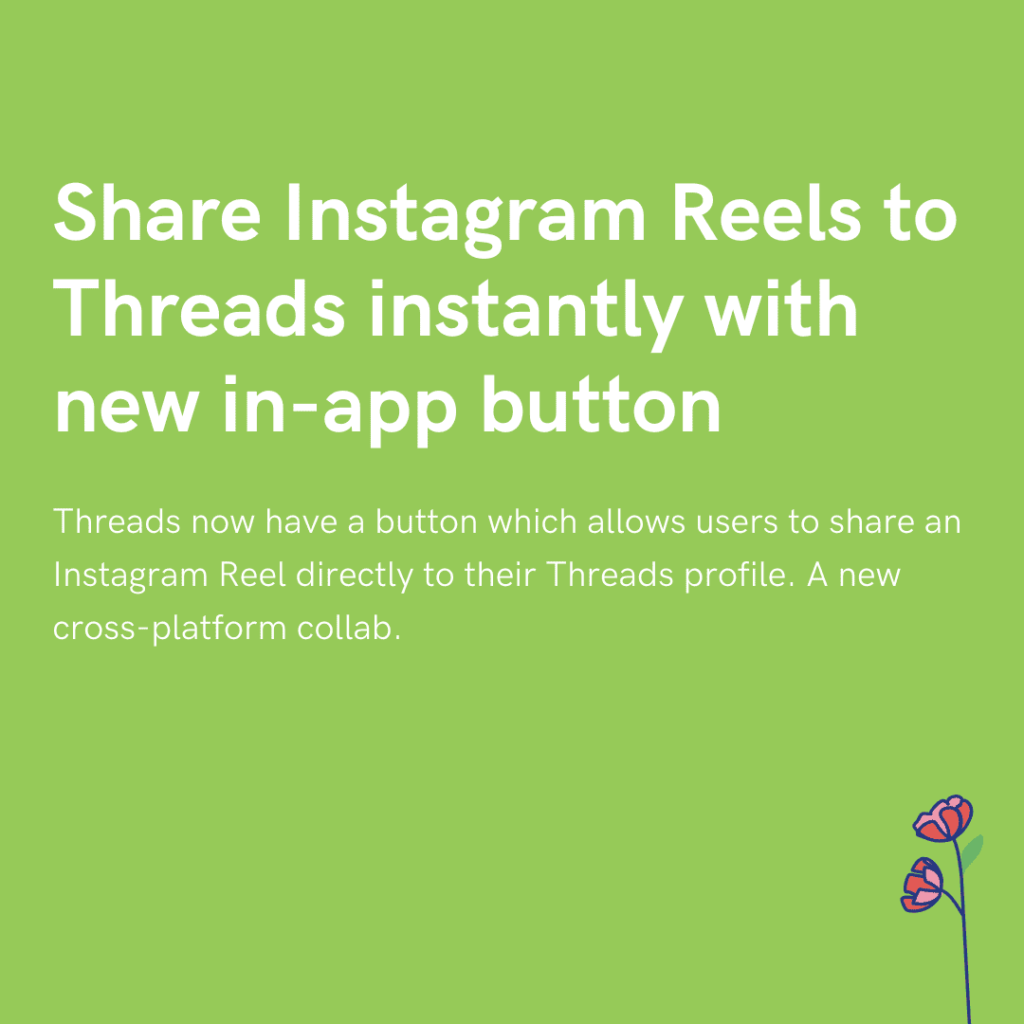 Share Instagram Reels to Threads instantly with new in-app button