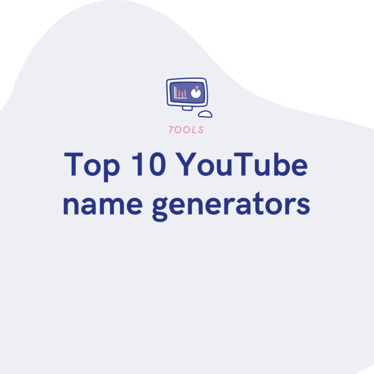 Top 10 YouTube name generators