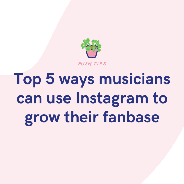 Top 5 ways musicians can use Instagram to grow their fanbase