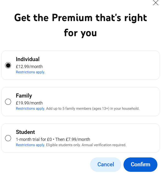 YouTube Premium Lite launches in Australia and Germany. YouTube pricing plans.