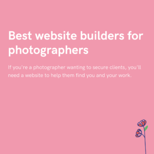 Best website builders for photographers