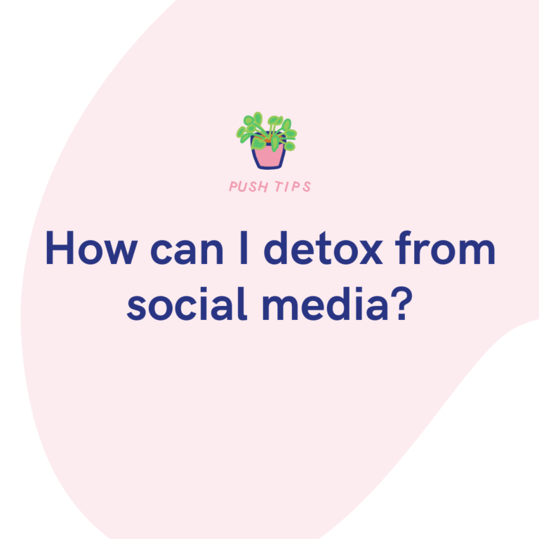 How can I detox from social media