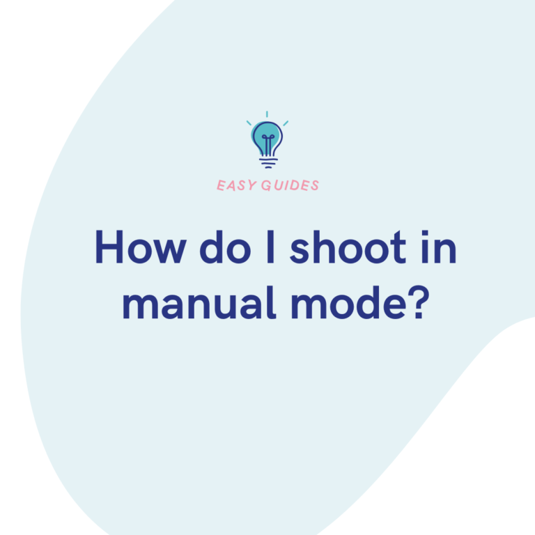 How do I shoot in manual mode