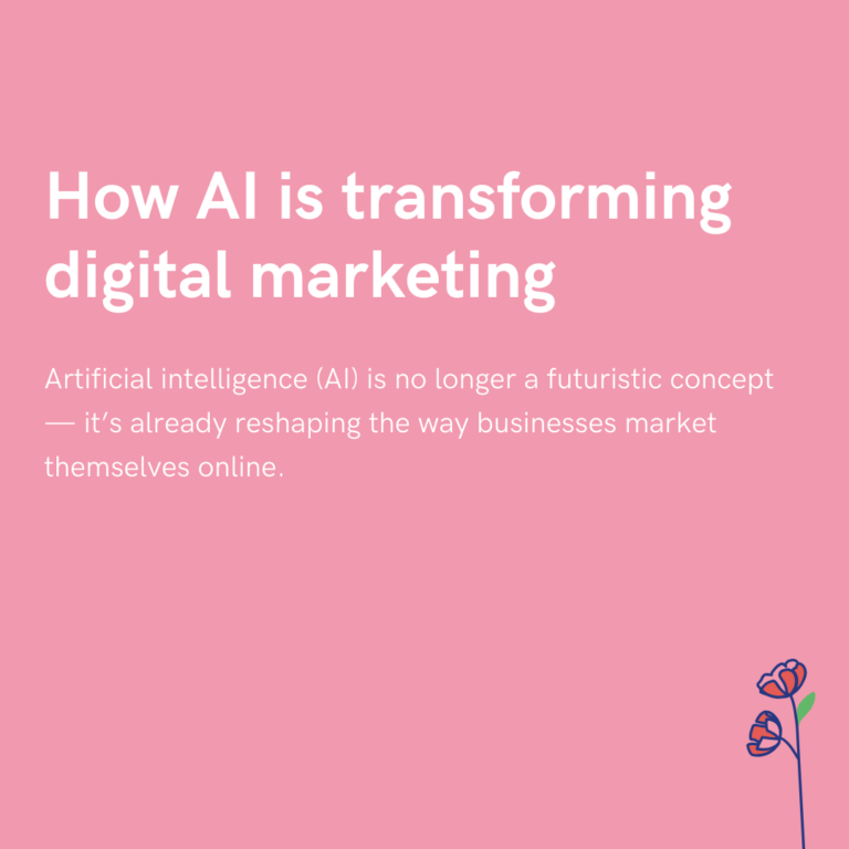 How AI is transforming digital marketing