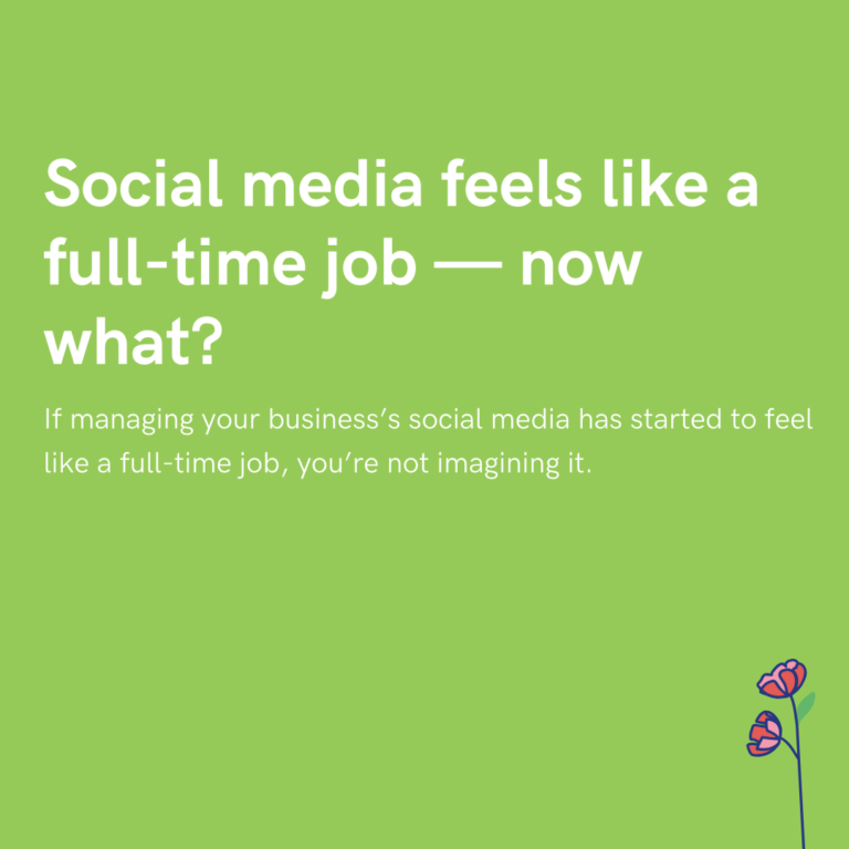 Social media feels like a full-time job — now what