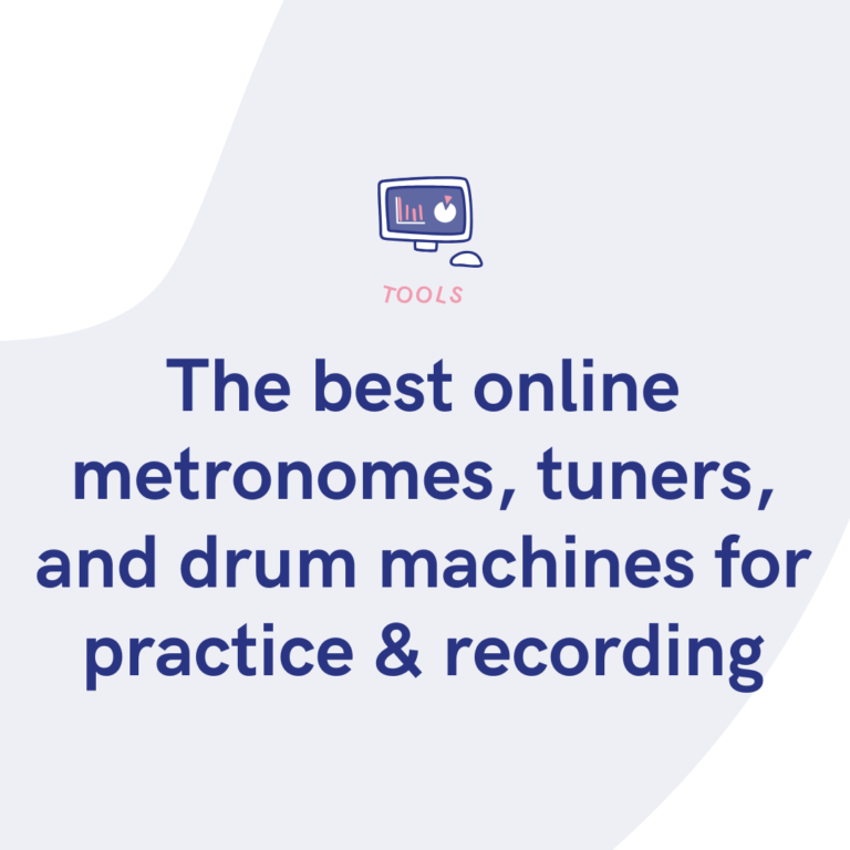 The best online metronomes, tuners, and drum machines for practice & recording