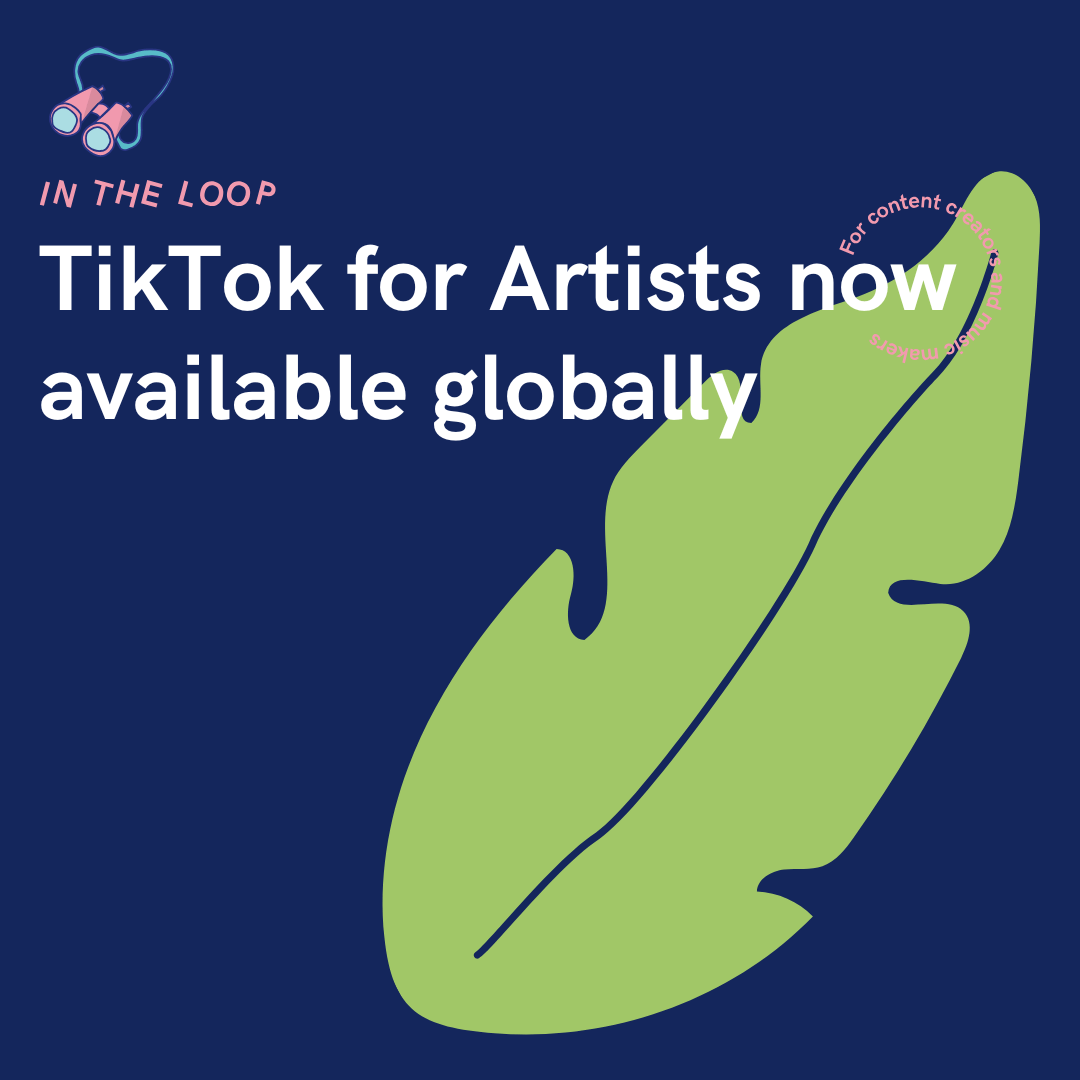 Tiktok For Artists Now Available Globally Push Fm