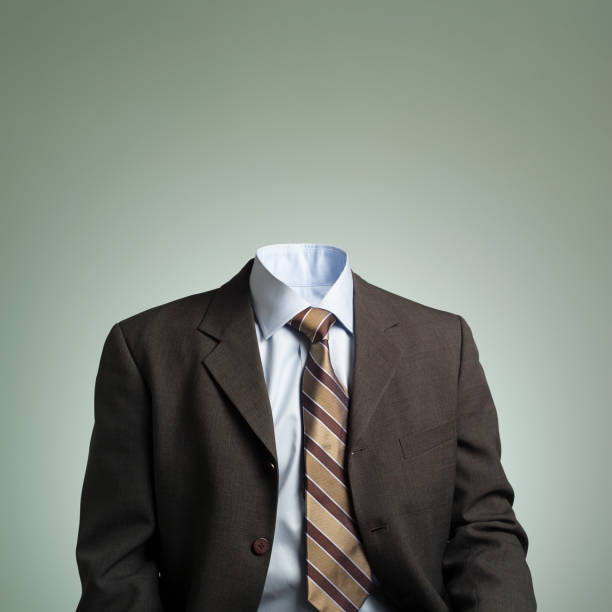 Feeling invisible online? Here’s how to reconnect with your audience. Photo of a suit, the person's head isn't there, as they are invisible.