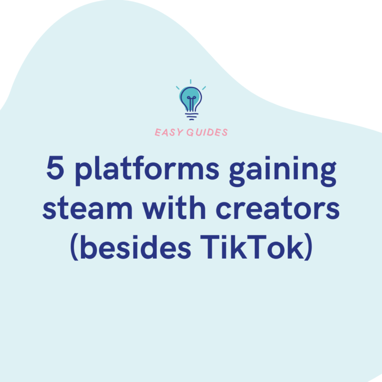 5 platforms gaining steam with creators (besides TikTok)