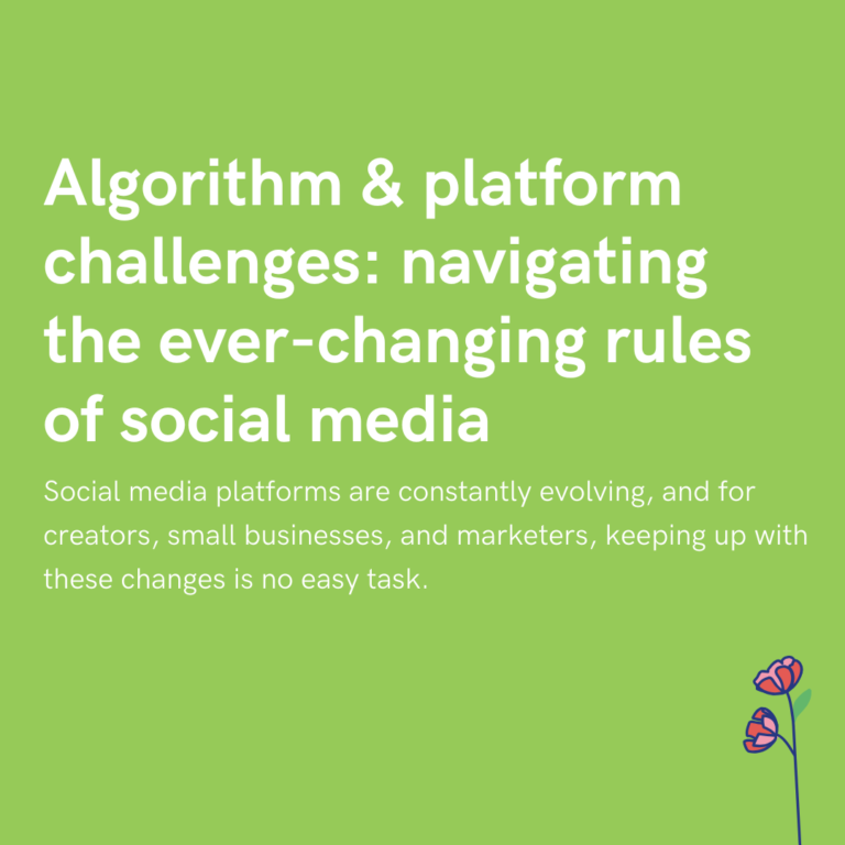 Algorithm & platform challenges navigating the ever-changing rules of social media