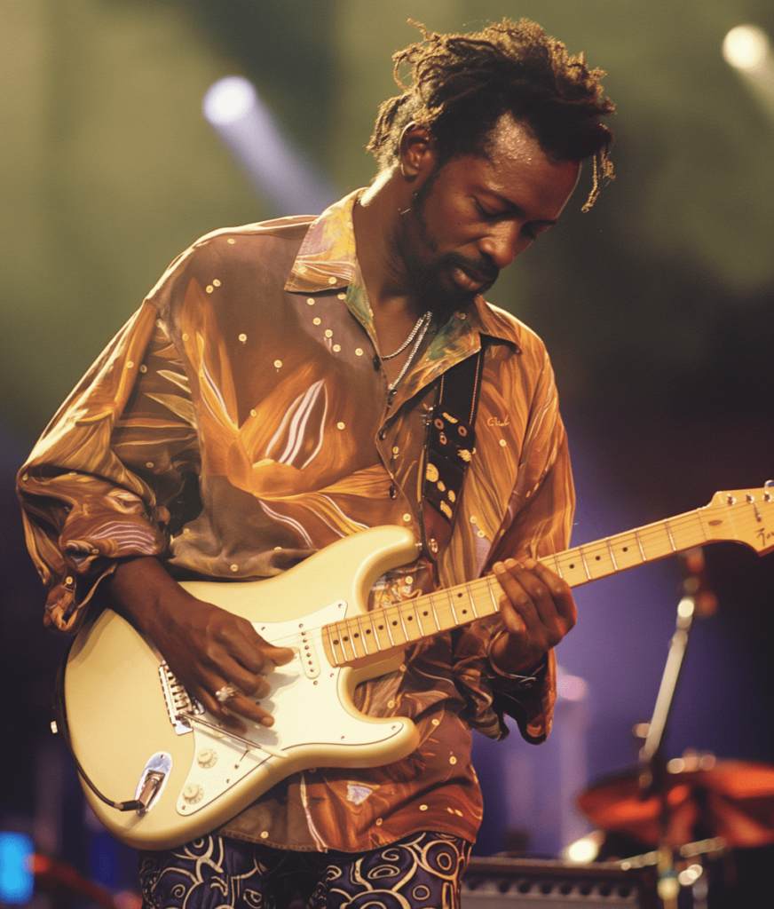 Gatekeeping & access: breaking through the closed doors of the music industry. Man playing the guitar.