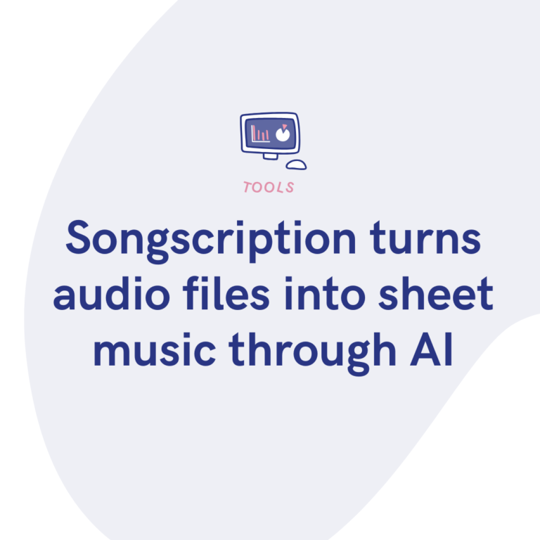 Songscription turns audio files into sheet music through AI