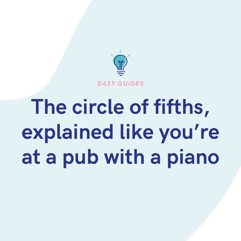 The circle of fifths, explained like you’re at a pub with a piano