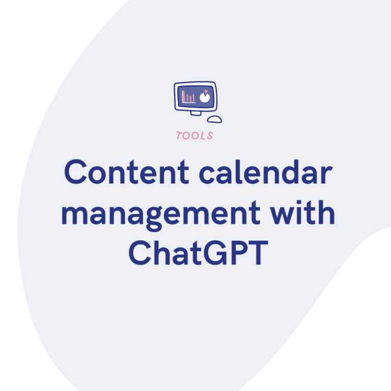 Content calendar management with ChatGPT
