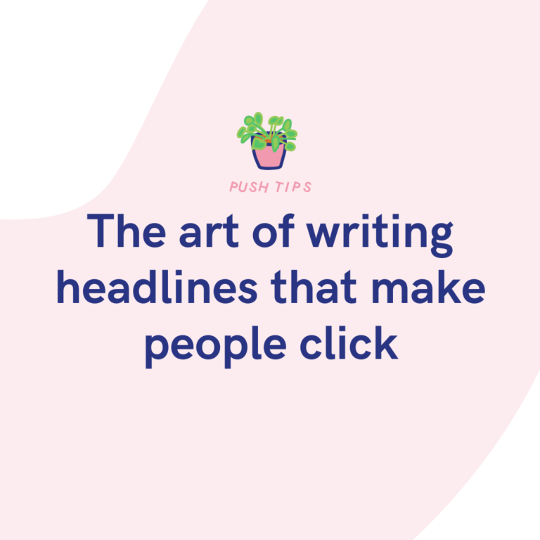 The art of writing headlines that make people click