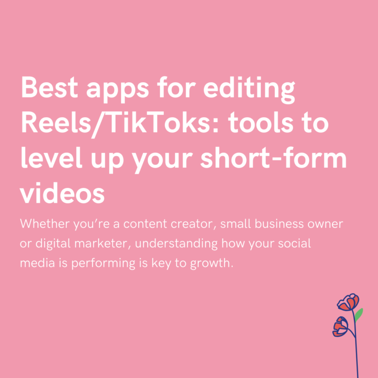 Whether you’re a content creator, small business owner or digital marketer, understanding how your social media is performing is key to growth.