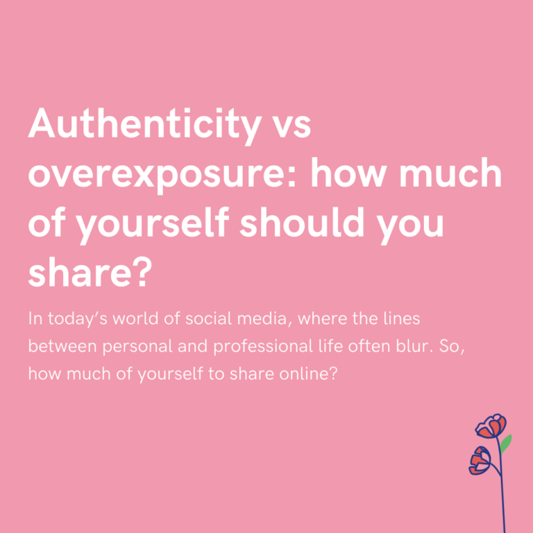 Authenticity vs overexposure how much of yourself should you share
