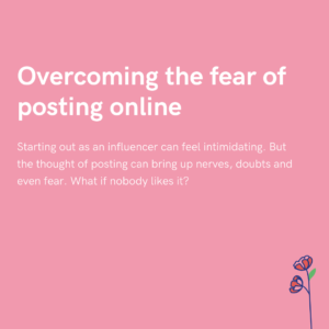 Overcoming the fear of posting online
