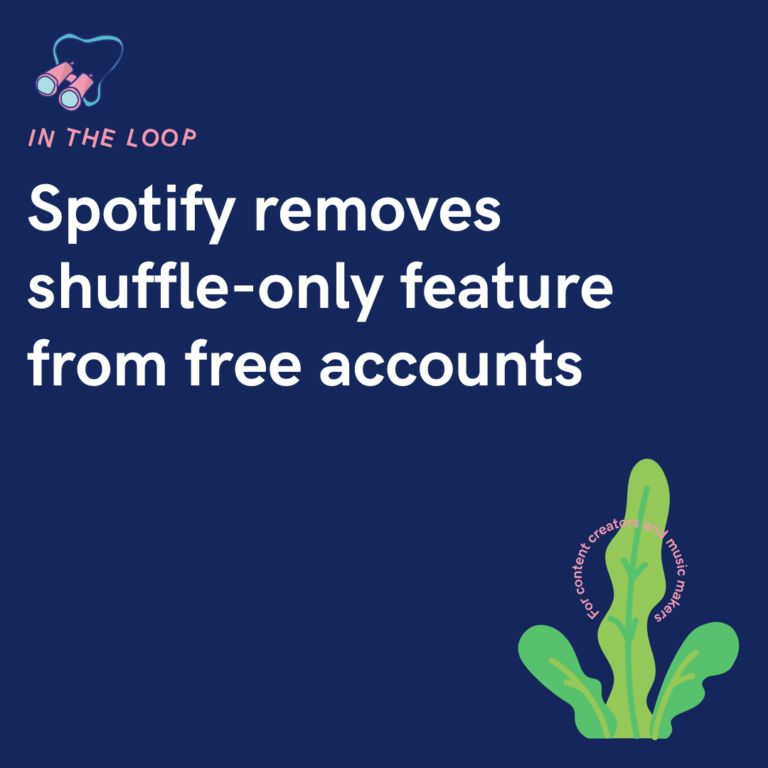 Spotify removes shuffle-only feature from free accounts