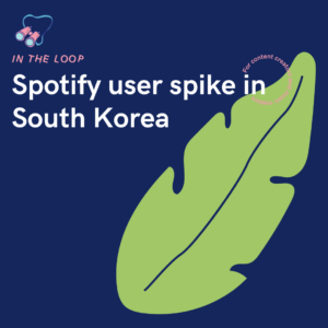Spotify user spike in South Korea