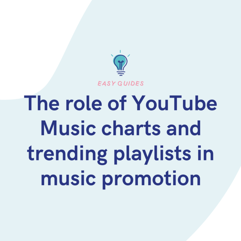 The role of YouTube Music charts and trending playlists in music promotion