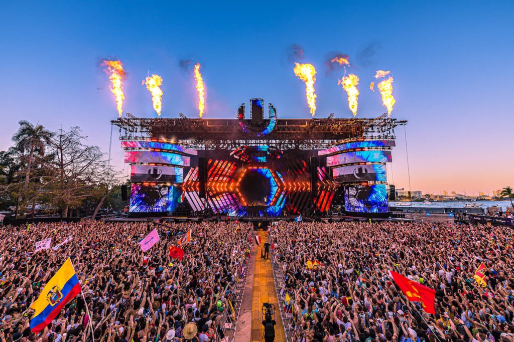 Top music festivals around the world this year. Ultra Music festival photo.