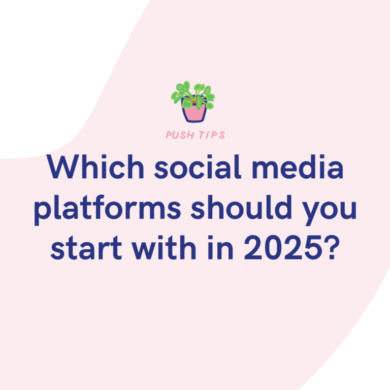 Which social media platforms should you start with in 2025