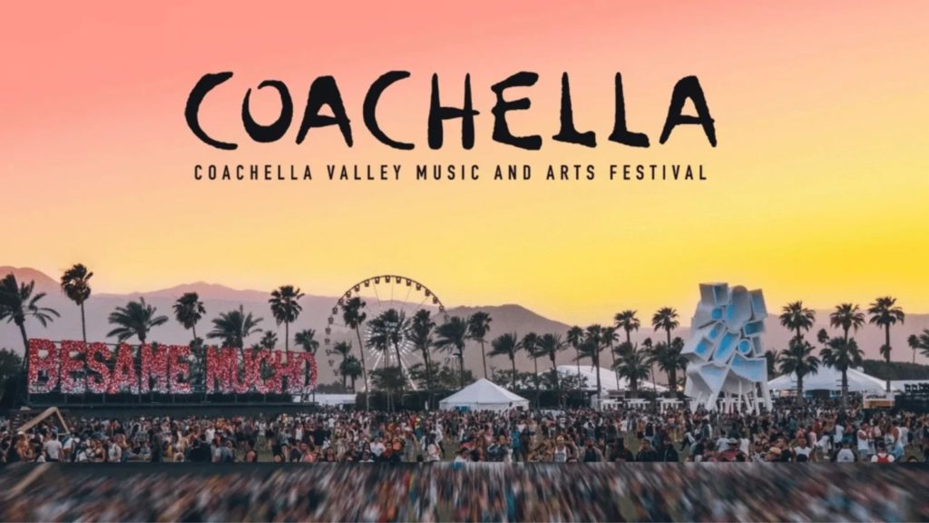Top music festivals around the world this year. Coachella promo photo.