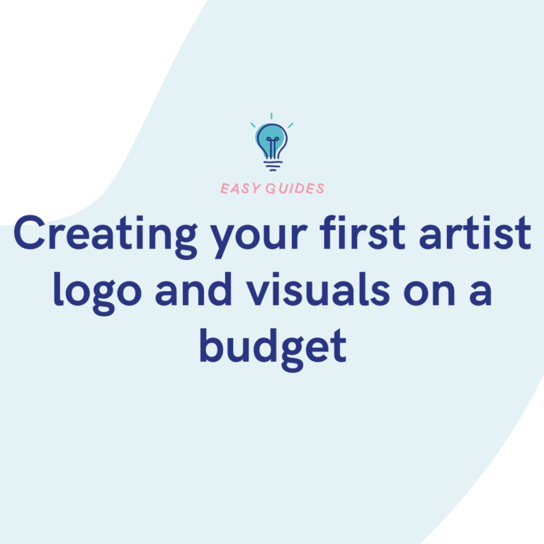 Creating your first artist logo and visuals on a budget