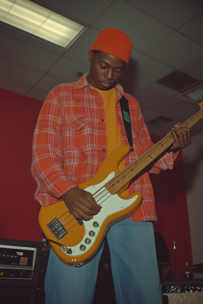 Essential gear every music student should have. Photo of a man playing guitar.