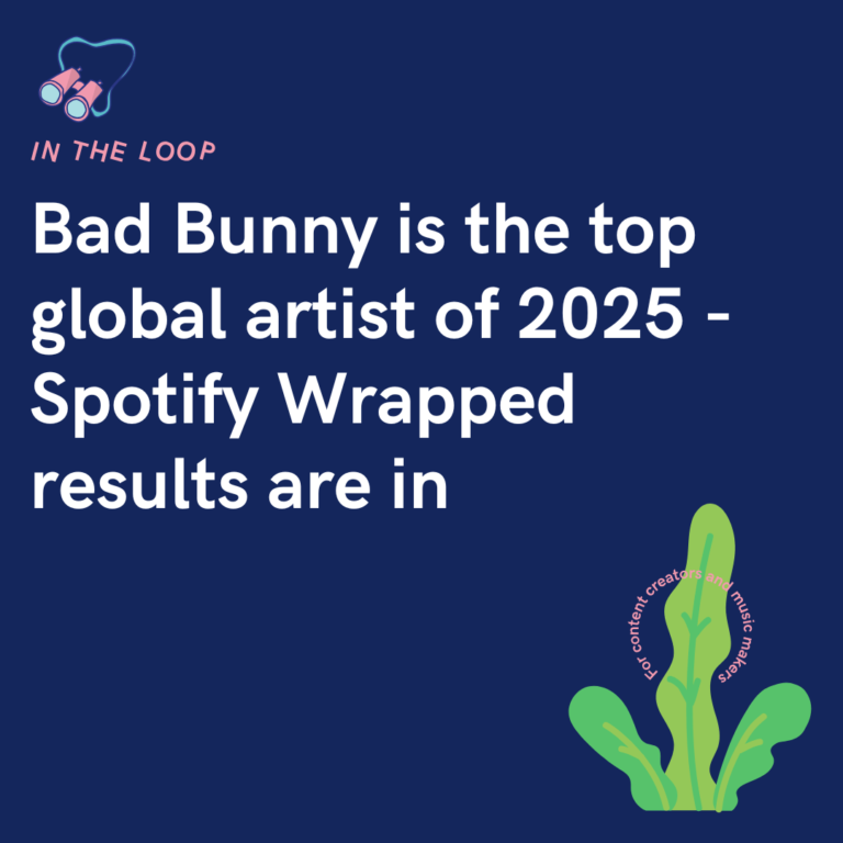 Bad Bunny is the top global artist of 2025 - Spotify Wrapped results are in