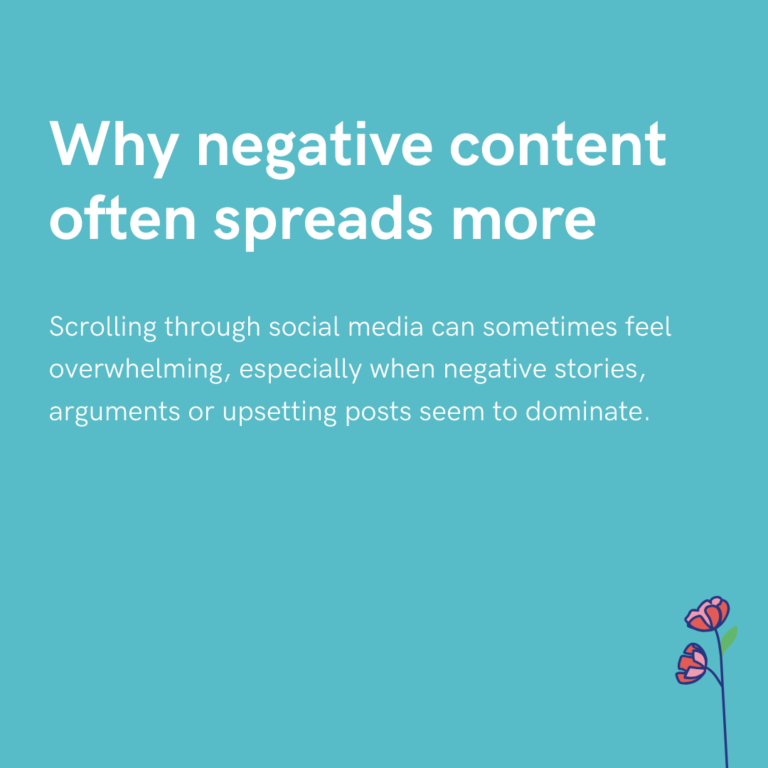 Why negative content often spreads more
