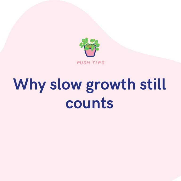 Why slow growth still counts