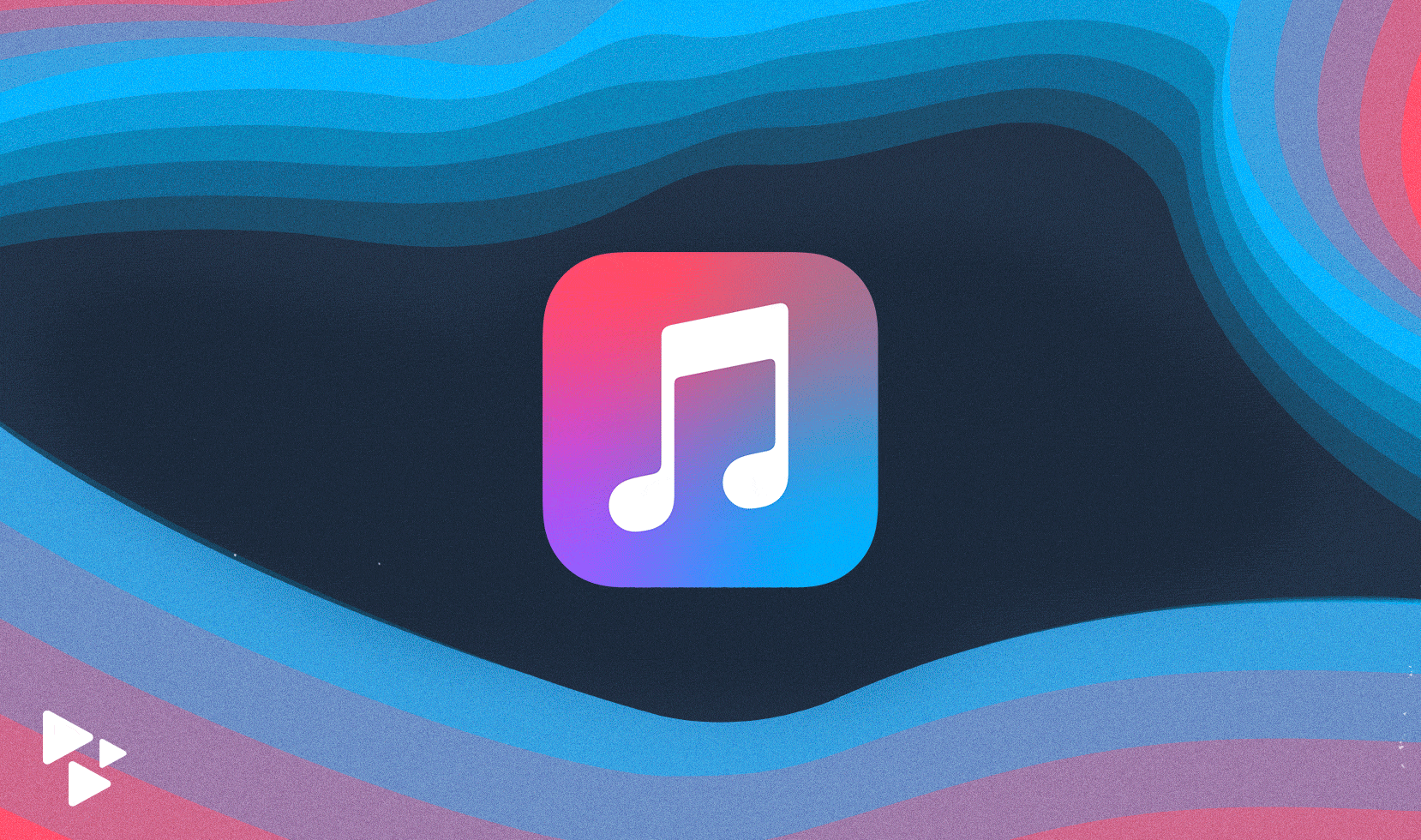 ChatGPT is introducing Apple Music - allow AI to create playlists on your behalf. GIF of the iTunes logo.