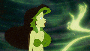 Trusting your creative voice going forward. GIF of Ariel losing her voice.