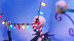 Lighting hacks for using only natural light. Jack Skeleton playing with lights GIF.
