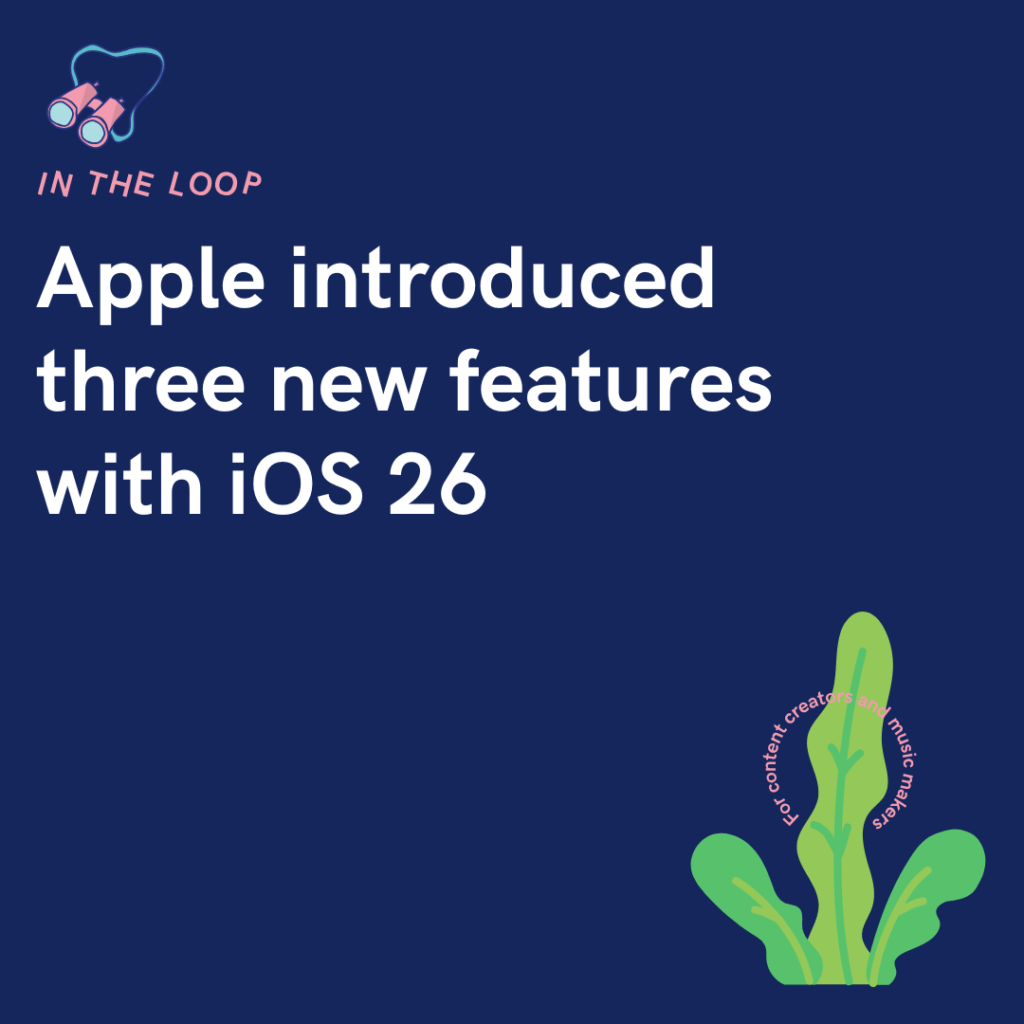 Apple introduced three new features with iOS 26