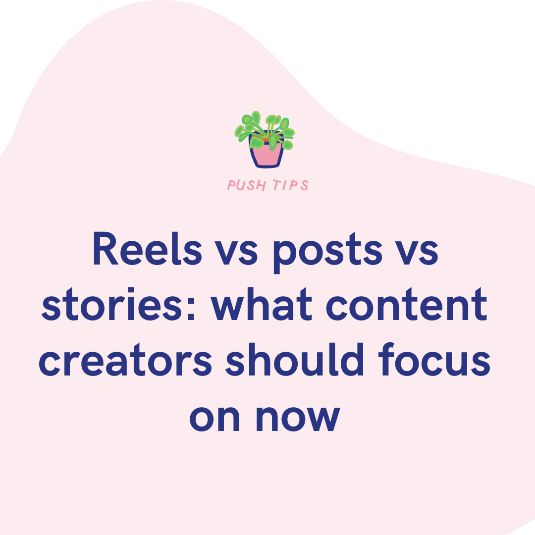 Reels vs posts vs stories: what content creators should focus on now ...