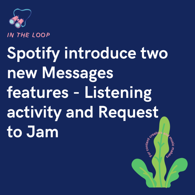 Spotify introduce two new Messages features - Listening activity and Request to Jam