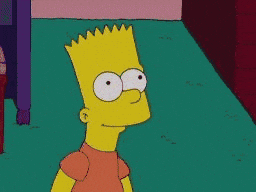 Why is TikTok failing to generate captions on my video? GIF of Bart Simpson putting a cake in the bin that said "At least you tried"